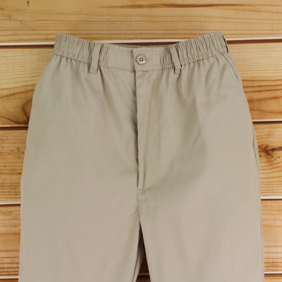 Pembrook Capri Pant High Rise Womens L Brown STRETCH WAIST: 30-33 INCHES Pockets - Picture 4 of 7